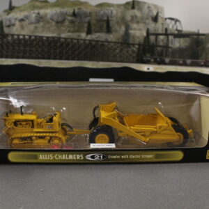 First Gear HD-21 Allis-Chalmers Crawler w/ Ejector Scraper 1:50 scale